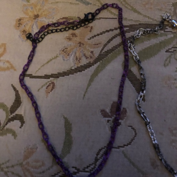Unique Colorful Costume Chain Necklaces (2)- 516 $15 or $12 w/offer - Picture 2 of 3